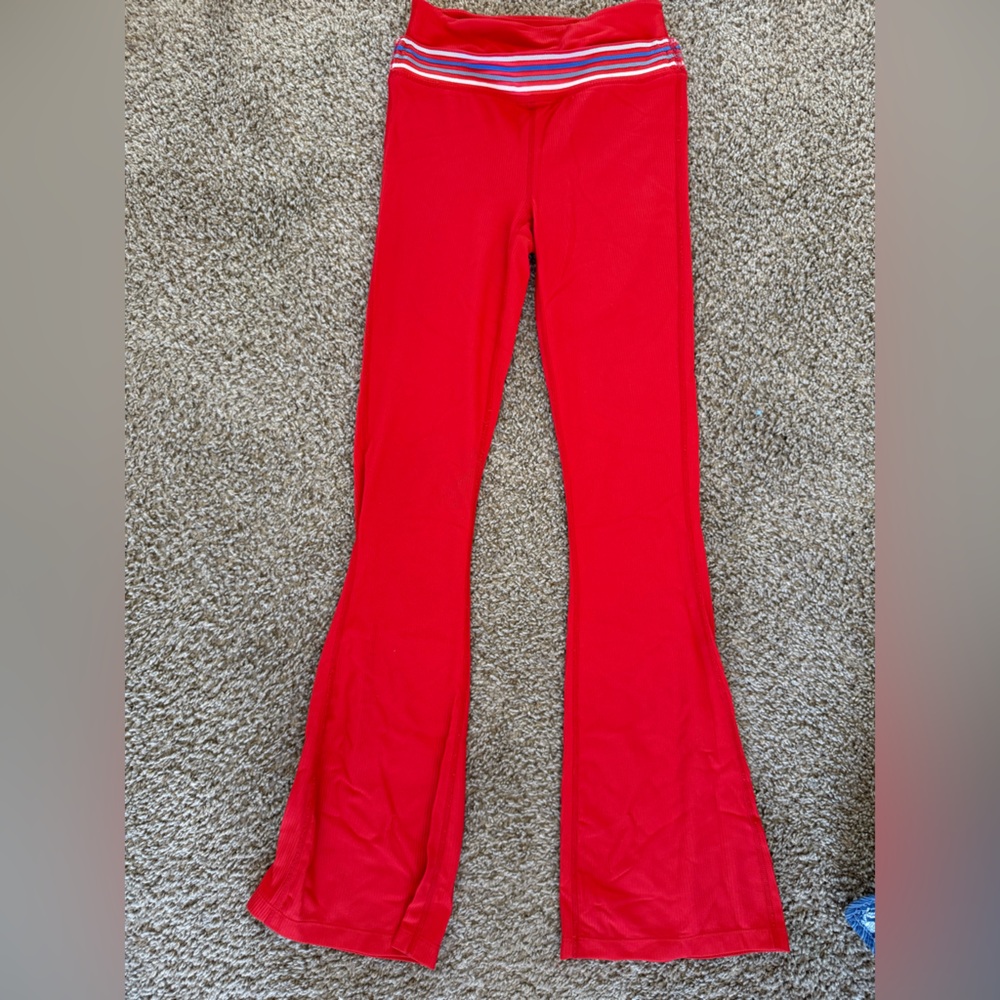 Free people movement orange/Red Leggings